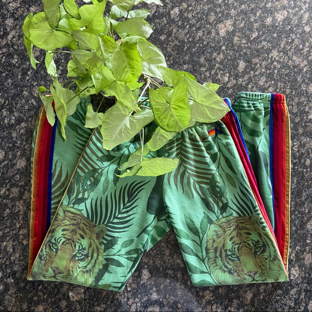 Aviator Nation LTD Jungle Tiger Velvet Stripes
NWT
